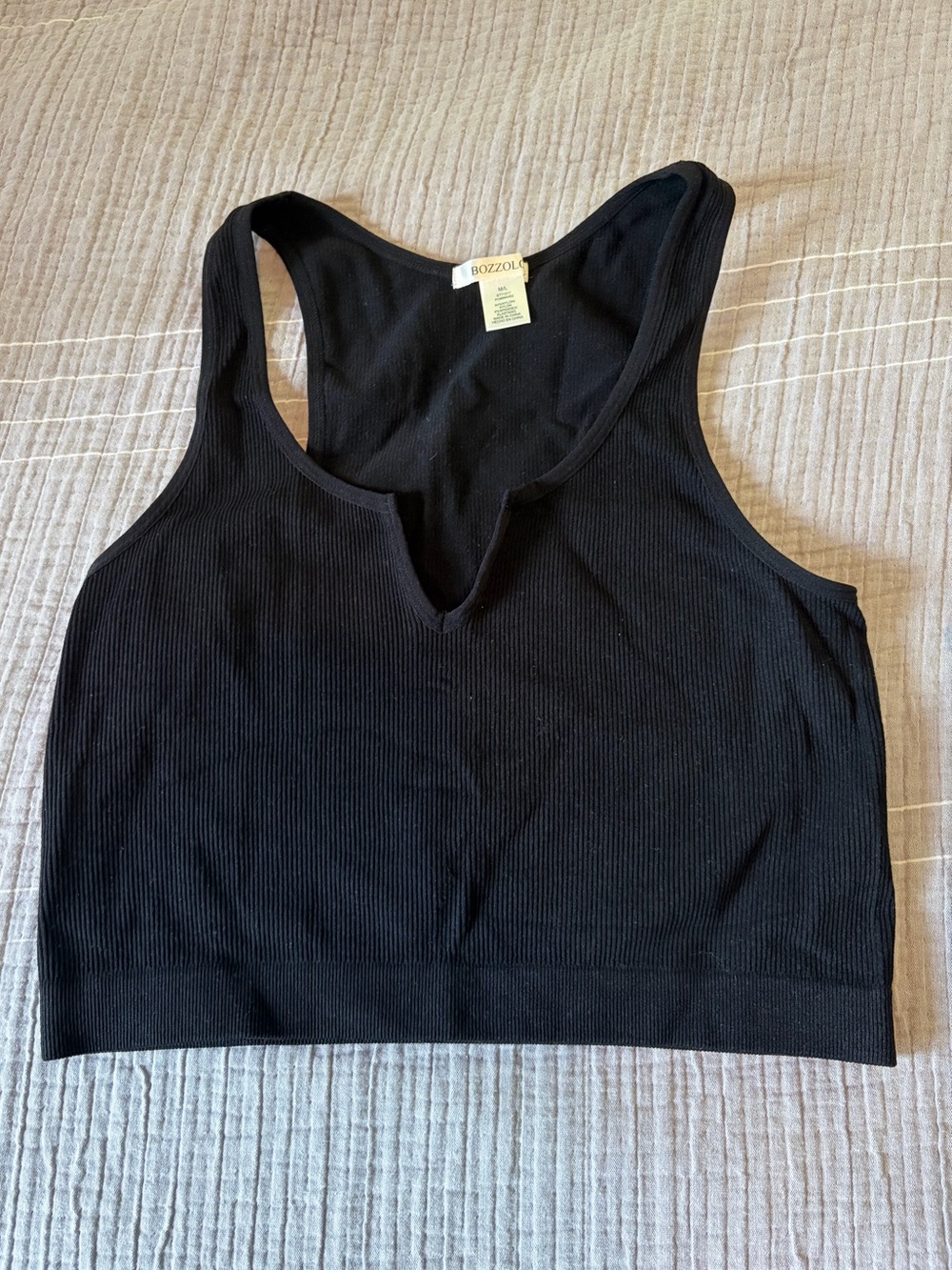 2 Bozzolo Ribbed Tank Tops - Picture 2 of 5